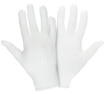 Перчатки  нейлоновые с ПВХ белые 05615