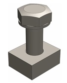 Крепеж универсальный для сборки лотка водоотводного пластикового 57997