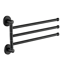 Полотенцедержатель 3 рога черный НВ8713 66565