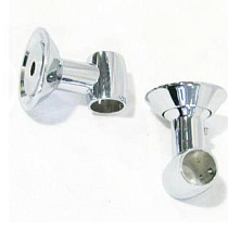 Держатель для рейлинга овал "РЕТРО" на площадке хром 212 F CWJ  СТК (2 шт) 55803