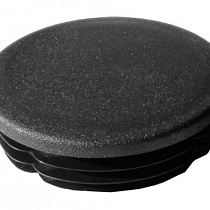 Заглушка круглая ф60 черная для столбов 46110