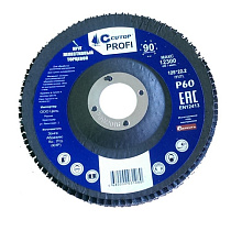 Круг лепестковый торцевой Cutop profi 150х22.2 Р60 74506
