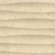 Миланезе дизайн Плитка настенная крема волна 1064-0160 20х60