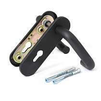 Ручки на планке Apecs HP-72.1303-BL черный (для противопожарных дверей) 67372