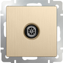 ТВ розетка оконечная (шампань рифленый) W1183010 WERKEL 59981