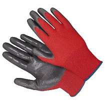 Перчатки нейлоновые с обливом плотные 62198