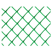 Заборная решетка ПВХ 1,5*10м ячейка 40*40 зеленый 3-40/1,5/10 43570