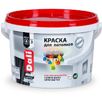 Краска акриловая "DALI" снежно-белая потолков 2,5л 64970