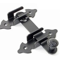 Щеколда малая 120 черный матовый 63210