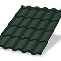 Металлочерепица МП Монтекристо NormanMP (ПЭ-01-6005-0.5) 57762