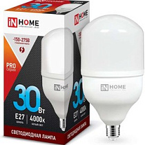 Лампа светодиодная LED-HP-PRO 30Вт 230В 4000К E27 2700лм IN HOME 66603