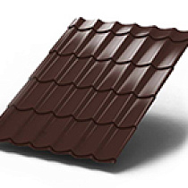 Металлочерепица МП Монтеррей NormanMP (ПЭ-01-8017-0,5) 43675