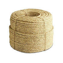 Веревка джутовая крученая D14мм 09234