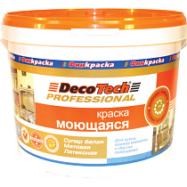 Краска в/э ДекоТек моющаяся база С, 10/9л /14кг 73986