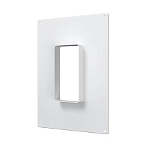 Площадка торцевая для плоского канала с фланцем 120х60мм вертикальная 52192