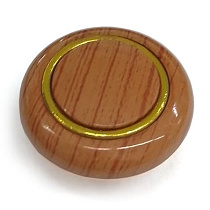 Ручка-кнопка мебельная пластик №103-27 (вишня) 69274