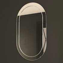 Зеркало прямоугольник "ИВА" 550*900 (ШВ) гравировка MIXLINE 72619
