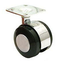 Опора колесная П-40 металлический открытый фланец 48079