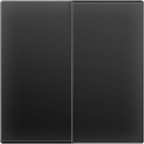 Выключатель двухклавишный (черный матовый) W1120008 WERKEL 42381