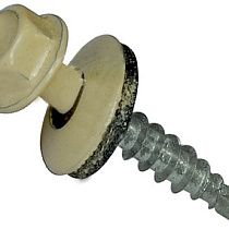 Саморез кровельный 5,5х19 рез. прокл. сверло,  RAL1014 слоновая кость 71889