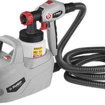 Краскопульт электрический ЗУБР, 650Вт, 0.8л, краскоперенос 0-700мл/мин, вязкость краски 60 DIN/сек, сопло 1.8мм 55586