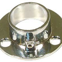 Фланец с фиксатором для трубы D-25 (хром) 50252