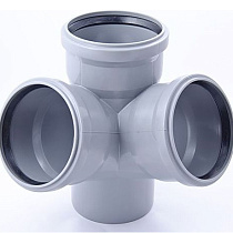 Крестовина D=110х110х110 90* ПП 2-х плоскостная 03148