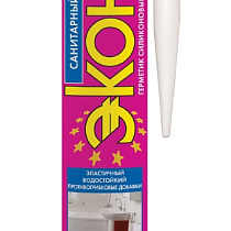 Герметик ЭКОН силикон.санитарн прозрачный 280 мл 38667