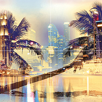 Miami Панно P4D289 80х40 (из 4 плиток)