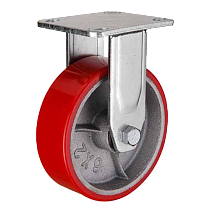 Колесо большегруз. полиурет. поворот. 200 мм обод SCр80 45164