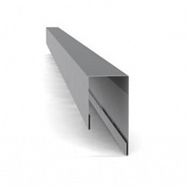 Планка завершающая сложная 30х25х3000 (ПЭ-01-7024-0,45) Серый графит 76947
