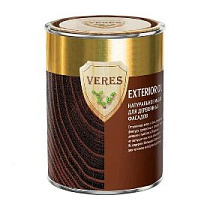 ВЕРЕС Масло д/наружн работ EXTERIOR TERRASE OIL палисандр 0,9л VERES 55700
