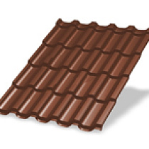 Металлочерепица МП Трамонтана (VikingMP E-20-8004-0.5) 57717