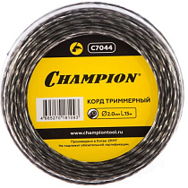 Леска CHAMPION Tri-twist 2,0мм*15м витой треугольник 73659