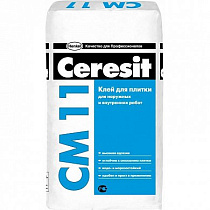 Клей для плитки для внутр.и наруж.работ CM 11 5 кг фольга (4) "CERESIT" 54016