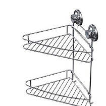 Полка 2-ая угловая на присосках 3728-2/L 55795