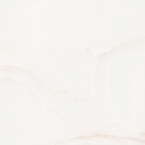 Оникс Император Уайт Керамогранит белый 60х60 полированный