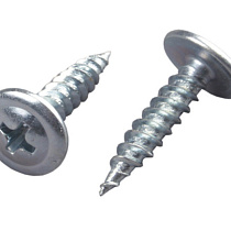 Саморез 4,2 х 16 мм, полусфера-прессшайба, цинк 00160