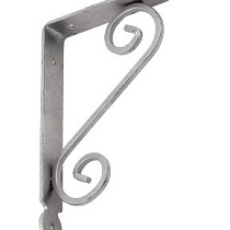 Кронштейн декоративный 190х140 серебряный WOZ 190 HS 44599