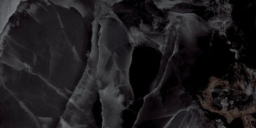 Андора Блэк Керамогранит чёрный 60х120 полированный