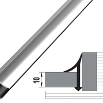 Профиль окантовочный ПК 06-1.2700.01л 62944