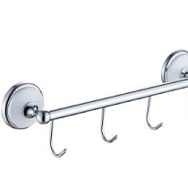 Крючок хром/белый E3816-4 (4 крючка) 66549