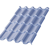 Металлочерепица МП Монтерроса (PURMAN-20-Galmei-0.5) 57748