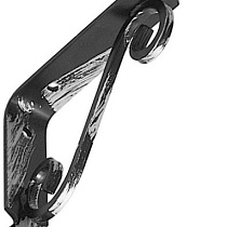 Кронштейн декоративный 140х110 черный WOZ 140 HB 44598