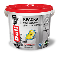 Краска "DALI" профессион д/стен и потолков 0,9л 38701