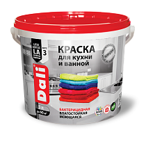 Краска "DALI" д/кухни и ванной 0,9л 38700