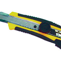 Нож пистолетный упрочн 18 мм двухкомп обрез. ручка винт фиксатор   КЕДР  031-0008 58218