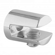 Держатель для стеклянных полок 6мм модификация 304М (малый) хром шт, 66109