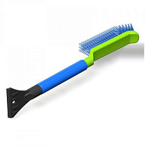 Автощетка - скребок "OKTAN" 42,5см (зелёная) "BRUMEX " 69845