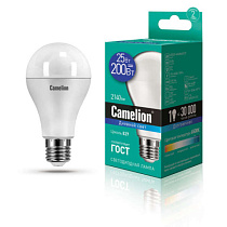 Диодн/лампа LED25 - А65/845/E27 Camelion (25Вт, 220В, 200Вт, станд) 60104